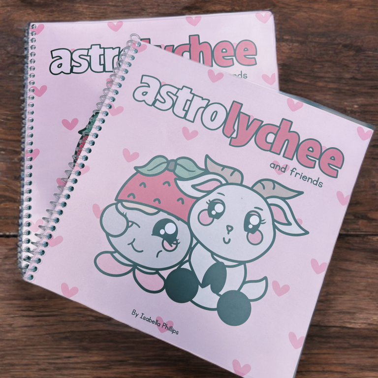 'Astrolychee and Friends' Deluxe coloring book