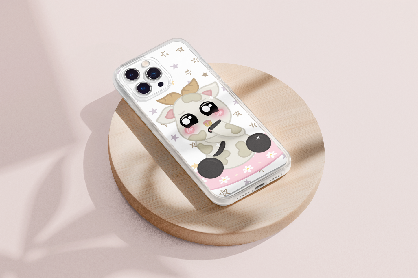 Astrolychee White TPU iPhone Case – Adorable Auru